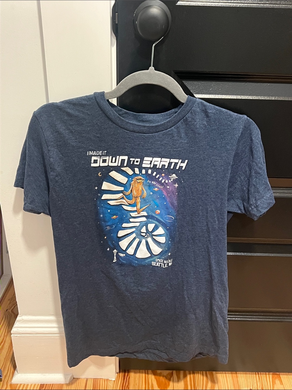 Kids 'Down to Earth' Graphic Tee - Navy